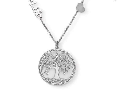 Collana in AG925  (lung.40+4cm charm diam. 2,5cm) Default Title