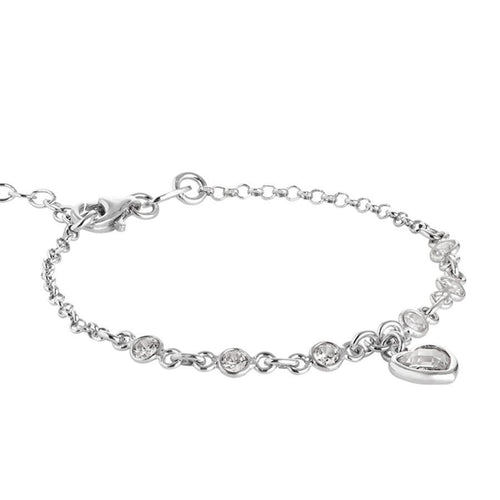 Bracciale in argento con zirconi crystal Default Title