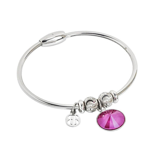 Bracciale con cristallo Swarovski crystal peony pink Default Title