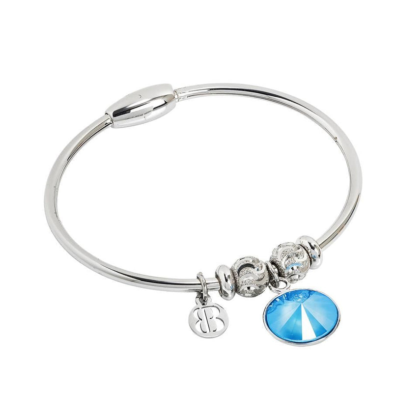 Bracciale con cristallo Swarovski crystal summer blu Default Title