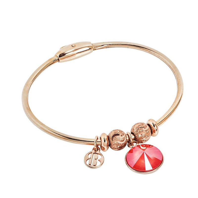 Bracciale con cristallo Swarovski crystal light coral Default Title