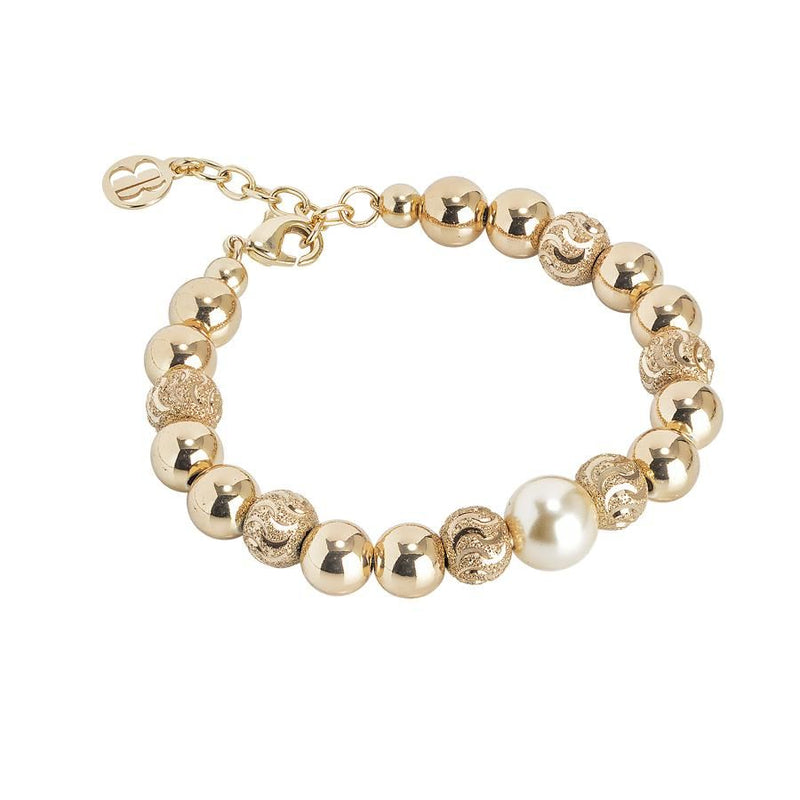 Bracciale con perla Swarovski light gold Default Title