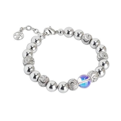 Bracciale con perla Swarovski aurora boreale Default Title