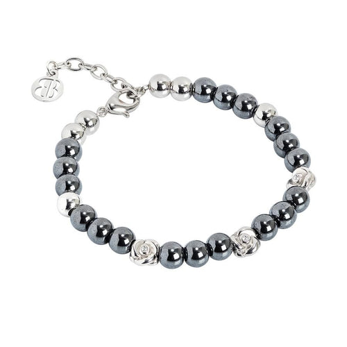 Bracciale con Swarovski ed ematite Default Title