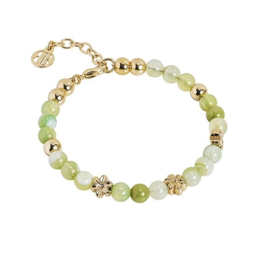 Bracciale con Swarovski ed agata light yellow Default Title