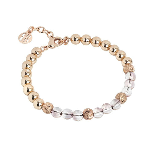 Bracciale con perle Swarovski antique pink Default Title