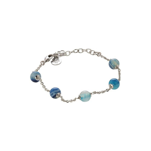 Bracciale con agata mix blue Default Title