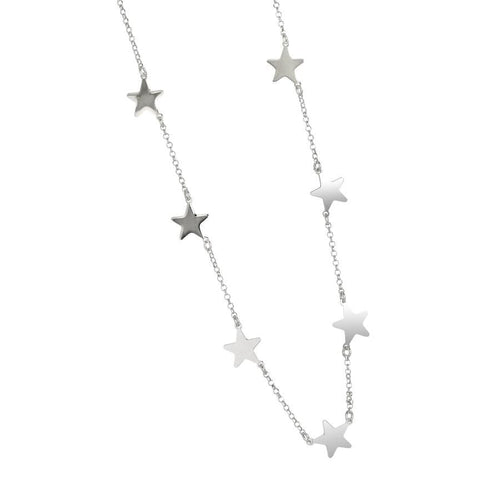 Collana con stelle lucide passanti Default Title