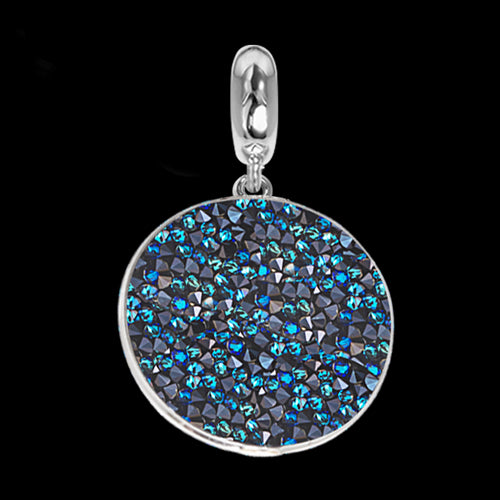 Charm con tappetino Swarovski bermuda blu Default Title