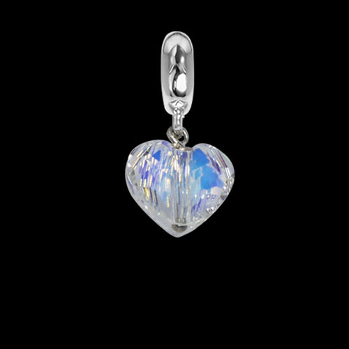 Charm con cristallo Swarovski aurora boreale Default Title