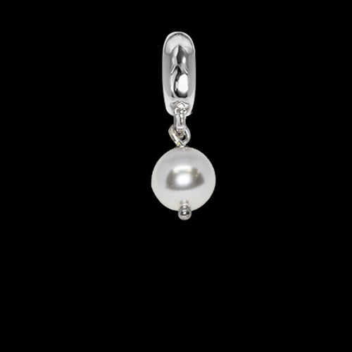 Charm con perla Swarovski white Default Title