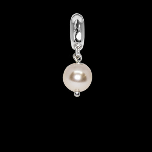 Charm con perla Swarovski peach Default Title